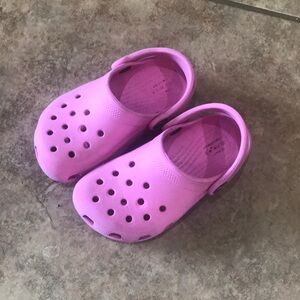Crocs toddler girl’s sandals.